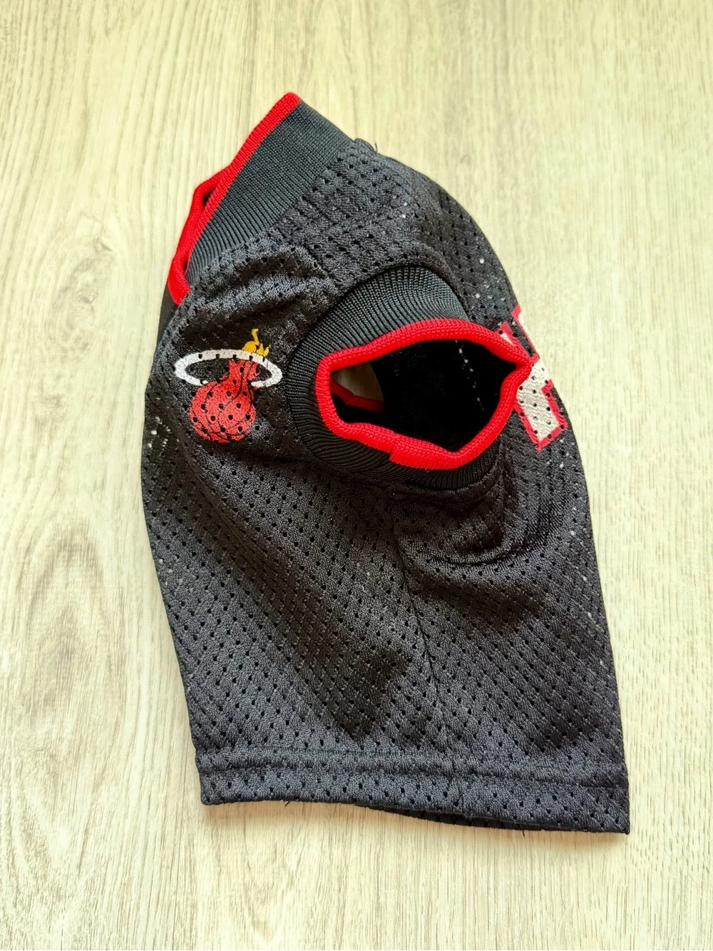 NBA Miami Heat - Black and Red Pet/Small Dog Basketball Jersey - size XS